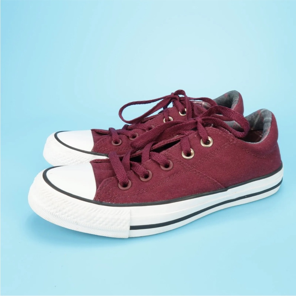 Converse 561739F Women's Madison Ox Low Top Sneaker Dark Burgundy/White Size 6